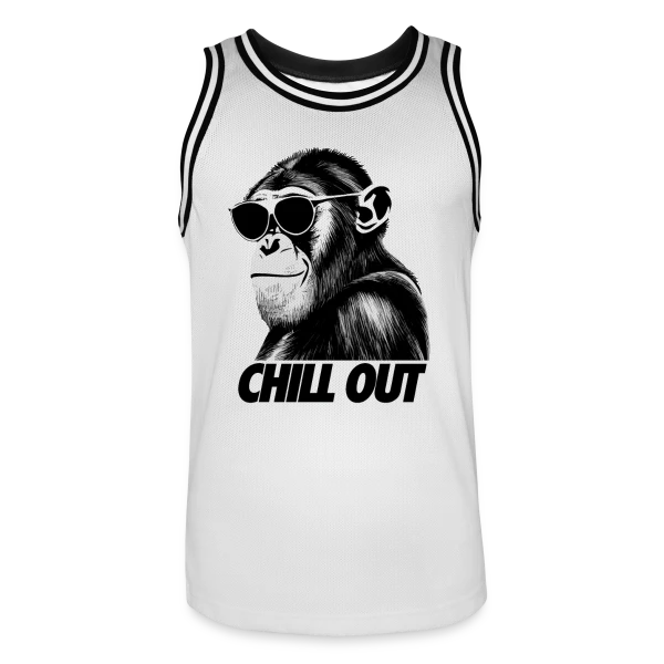 Chimpanzé Relax sur Maillot de basket Homme