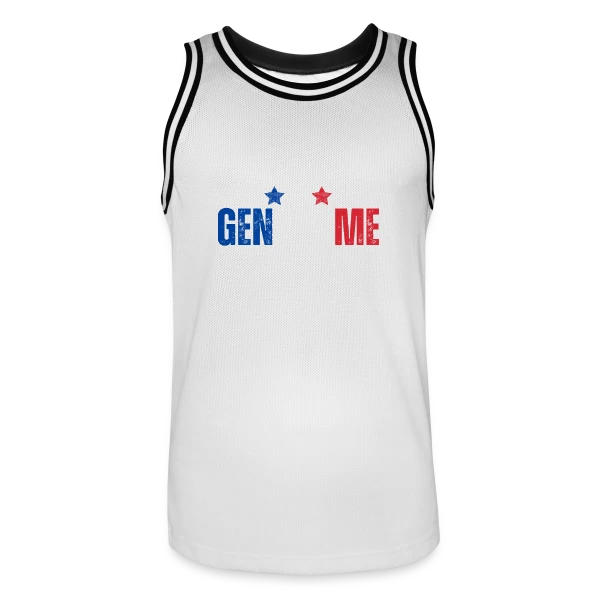 Humour "J'peux Pas J'suis Gendarme" - Idée Cadeau Originale sur Maillot de basket Homme