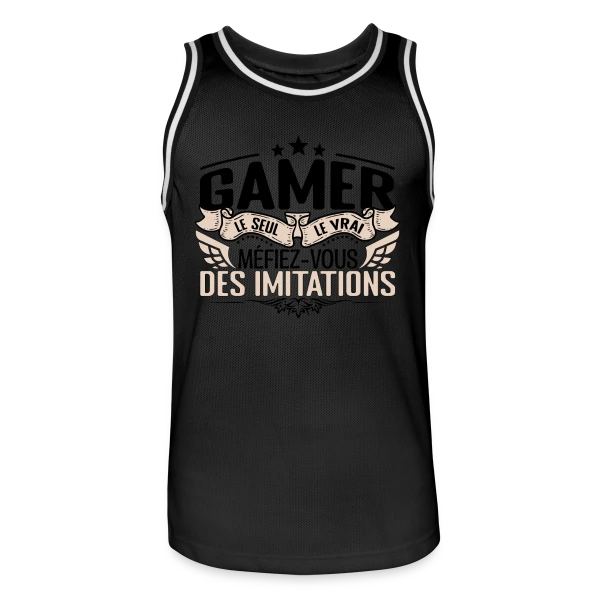 'Le Vrai Gamer' : Méfiez-vous des Imitations sur Maillot de basket Homme