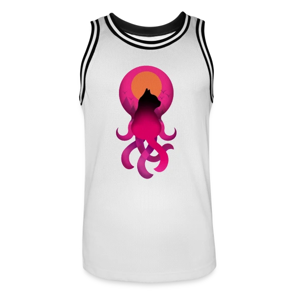 Octo-Chat Fantastique sur Maillot de basket Homme