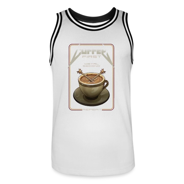 Café d'Abord ! sur Maillot de basket Homme