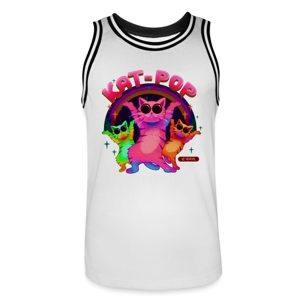K-Pop Félins en Folie sur Maillot de basket Homme