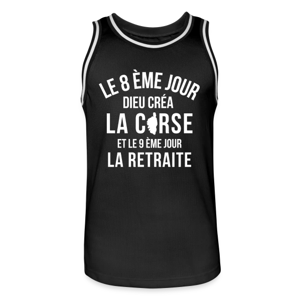 Humour Corse Invisible sur Maillot de basket Homme