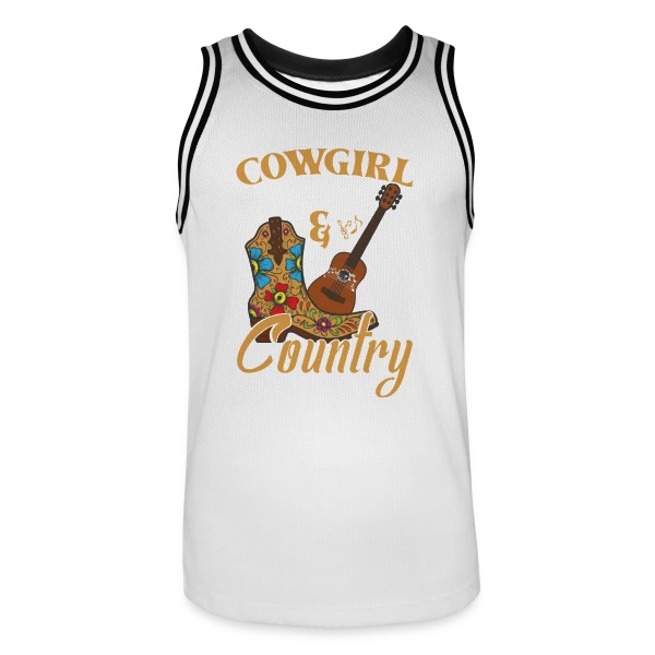 Festival Musique Country & Guitare sur Maillot de basket Homme