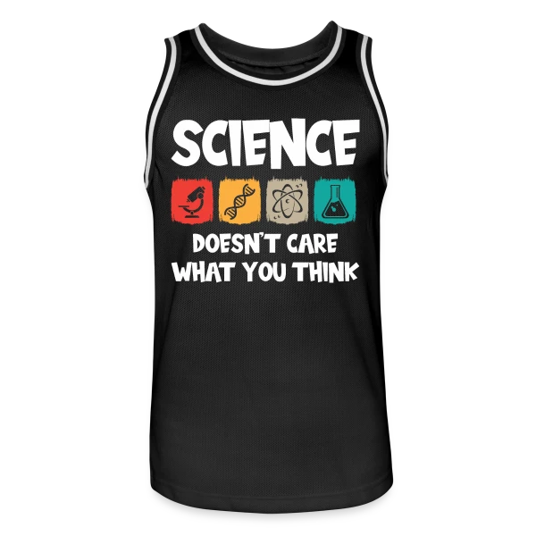Science Contre Dogme | Humour Scientifique sur Maillot de basket Homme