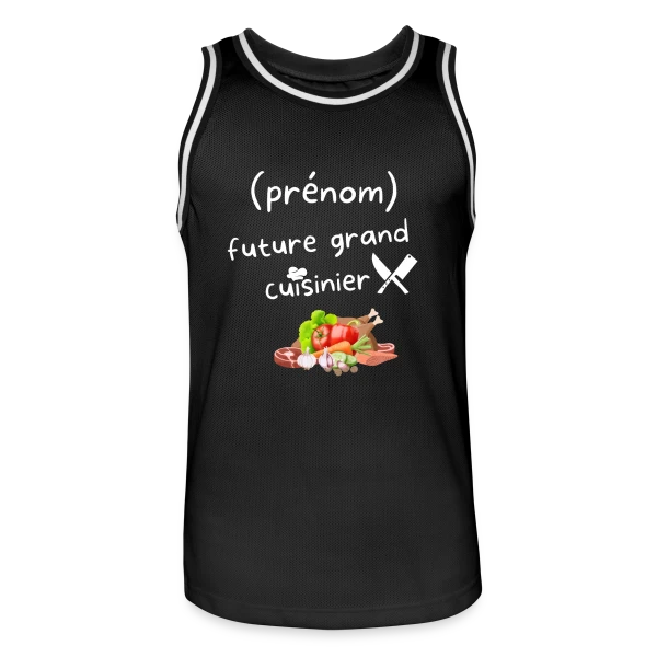 De Cuisine Personnalisé : Pour les Passionnés sur Maillot de basket Homme