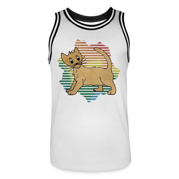 Mon Chat Adoré sur Maillot de basket Homme