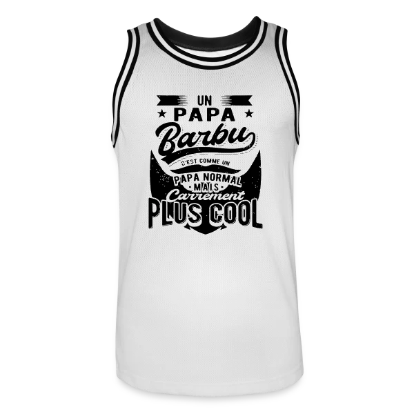 Le Papa Barbu Stylé sur Maillot de basket Homme