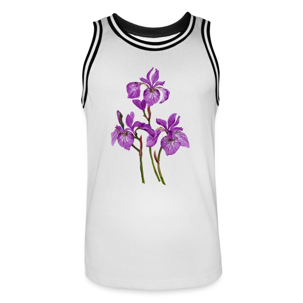Éclat Floral sur Maillot de basket Homme
