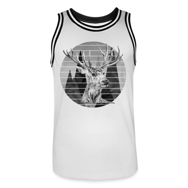 Cerf Majestueux sur Maillot de basket Homme