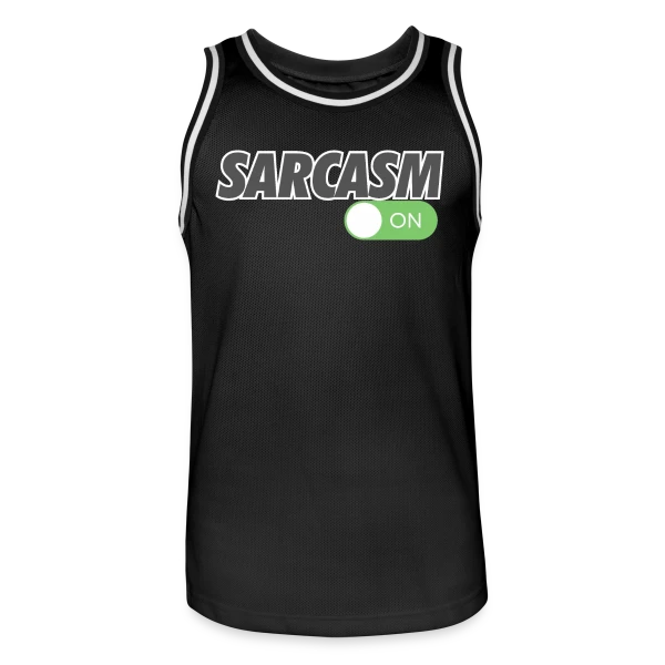 Sarcasme Activé sur Maillot de basket Homme