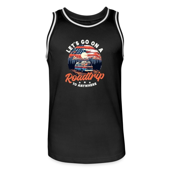 Van Hippie Aventure sur Maillot de basket Homme