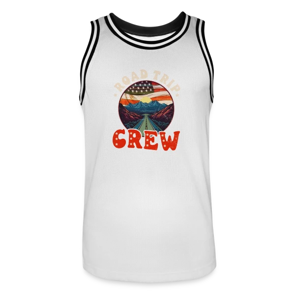 Équipe Road Trip Américain sur Maillot de basket Homme