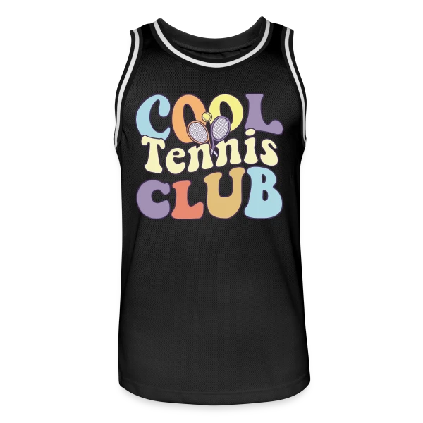 Cool Tennis Club : Coach & Équipe sur Maillot de basket Homme