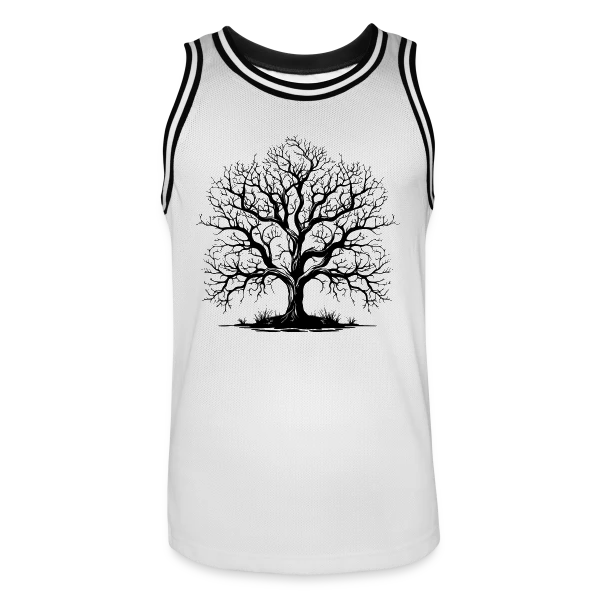 Arbre d'Automne sans Feuilles sur Maillot de basket Homme