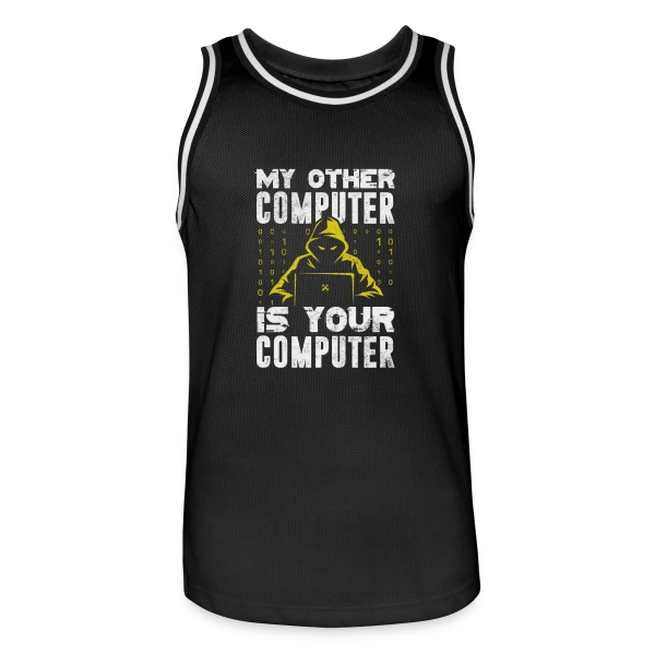 Hacker - Le Maître du Code sur Maillot de basket Homme