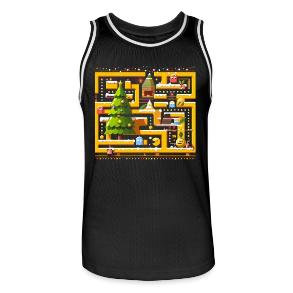 Noël Gamer : Joyeux Arcade Christmas sur Maillot de basket Homme