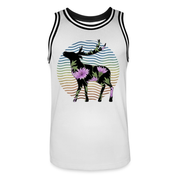 Cerf Majestueux sur Maillot de basket Homme