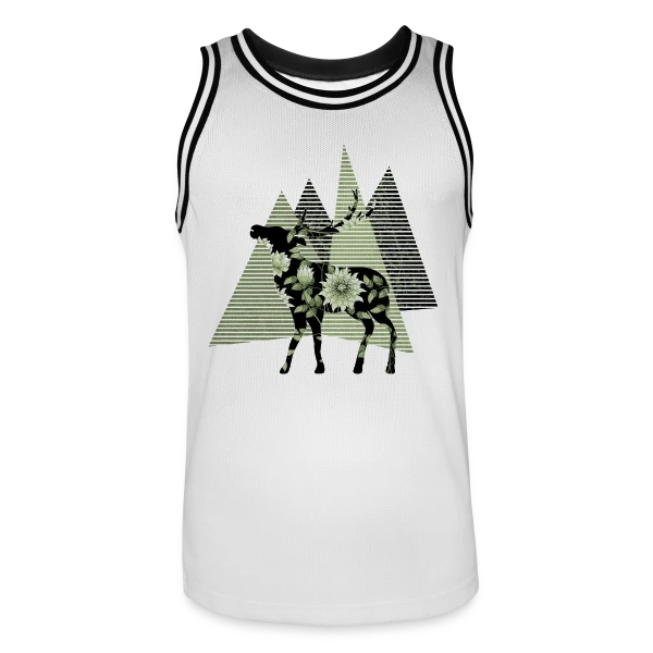 Cerf Majestueux sur Maillot de basket Homme