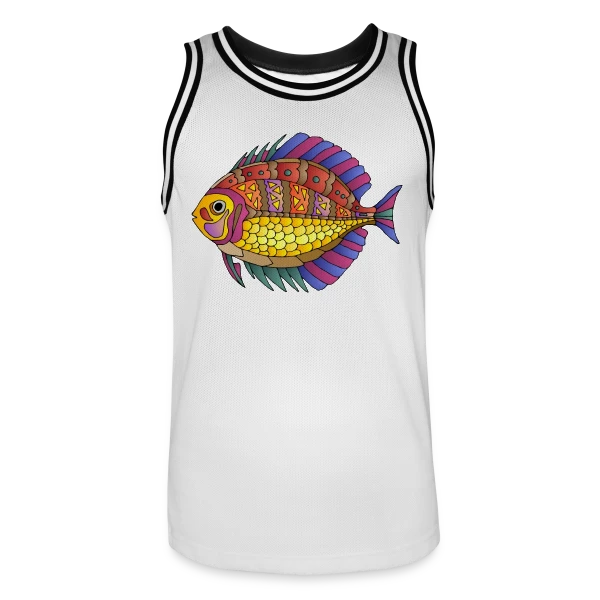 Ryba, l'Esprit du Poisson sur Maillot de basket Homme