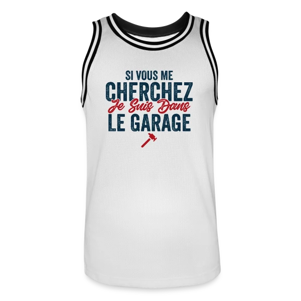 Humour Bricolage : J'peux Pas J'ai Bricolage sur Maillot de basket Homme