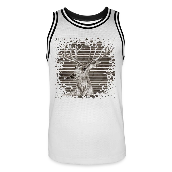 Esprit Cerf Majestueux sur Maillot de basket Homme