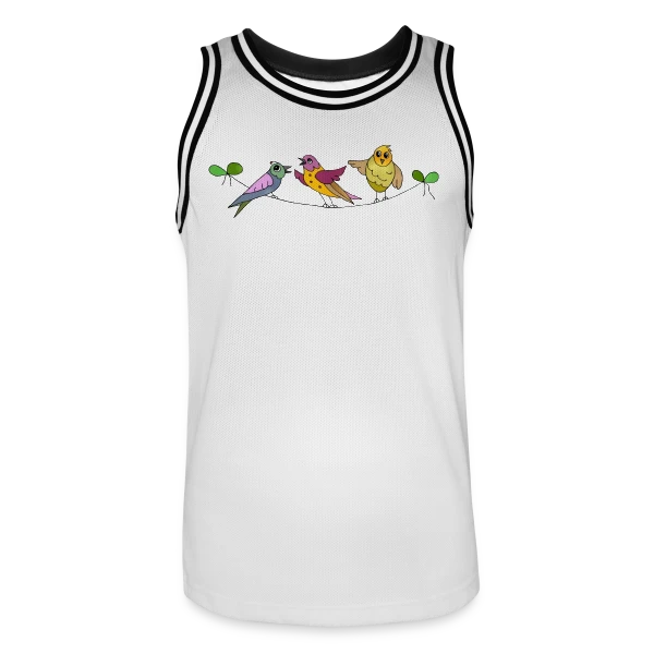 L'Oiseau Libre sur Maillot de basket Homme