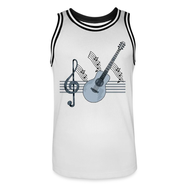 Mélodie Guitare sur Maillot de basket Homme