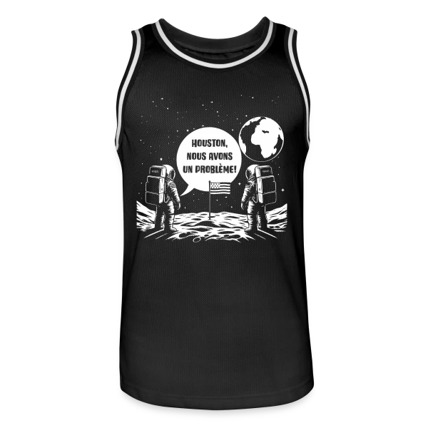 Houston, Nous avons un Problème - Citation Spatiale sur Maillot de basket Homme