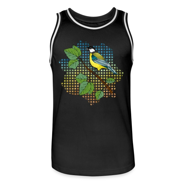 Oiseau Arc-en-Ciel sur Maillot de basket Homme