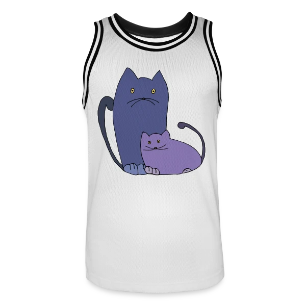 Amour Félin sur Maillot de basket Homme