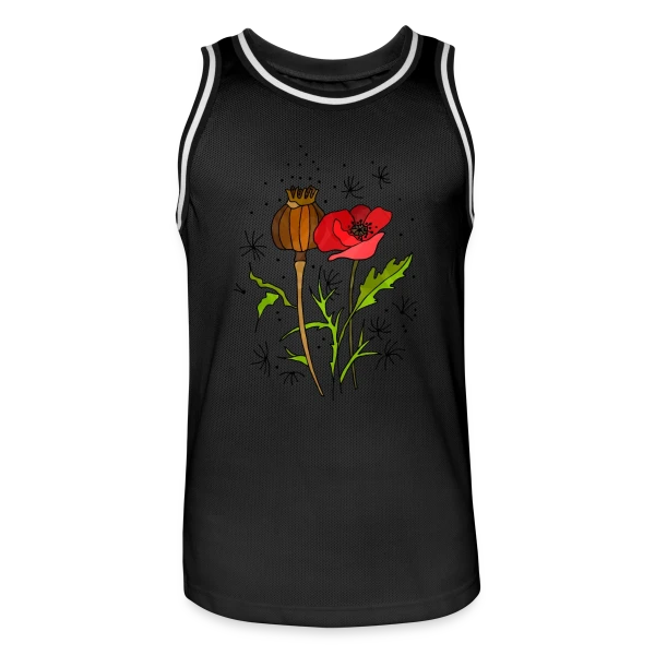 Éclat Floral sur Maillot de basket Homme