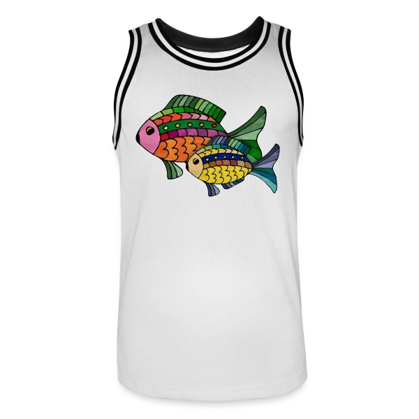 Passion Pêcheur sur Maillot de basket Homme