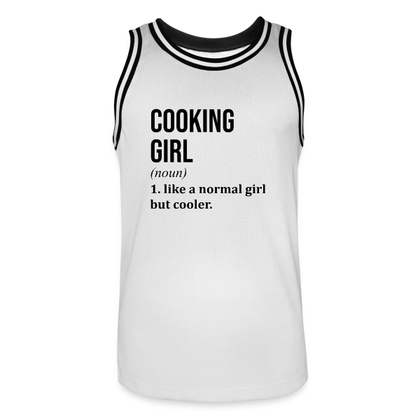 Motif 'Cooking Cooking' | Esprit Culinaire sur Maillot de basket Homme