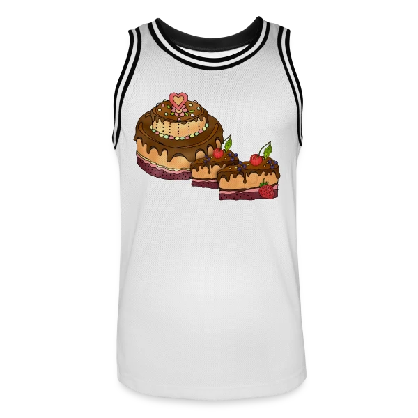Gâteau Festif sur Maillot de basket Homme