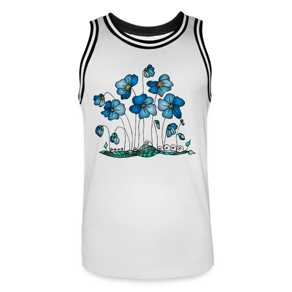 Harmonie Florale sur Maillot de basket Homme