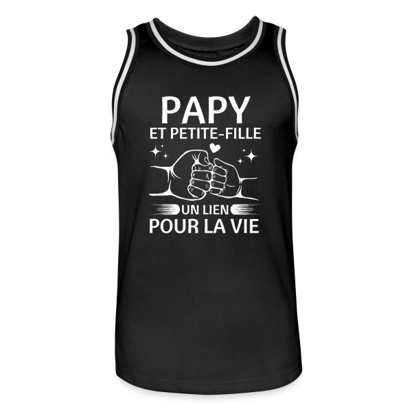 Papy et Petite-Fille - Un Lien pour la Vie sur Maillot de basket Homme