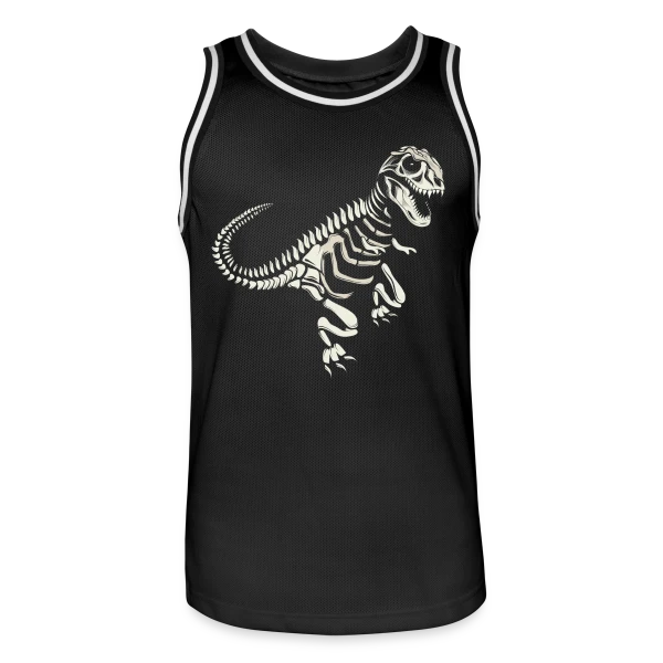 T-Rex Fossile : L'Esprit Préhistorique des Dinosaures sur Maillot de basket Homme