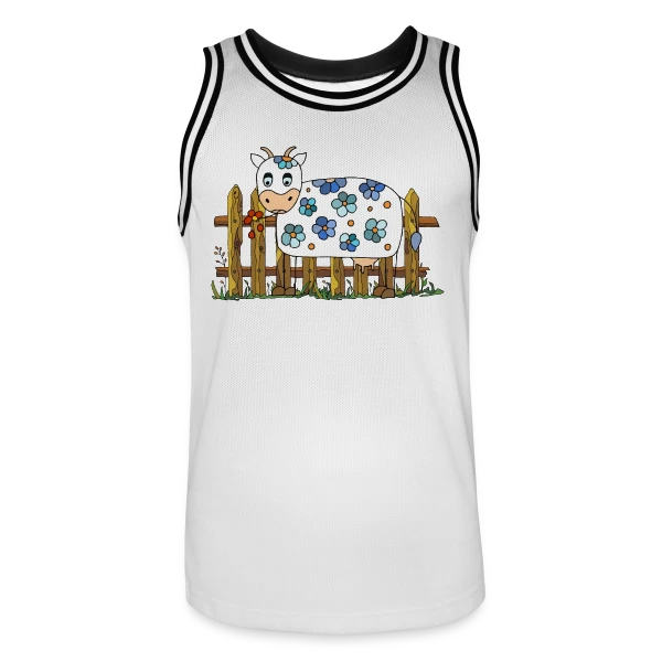 La Vache Rigolote sur Maillot de basket Homme