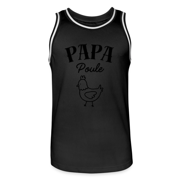 'Papa Poule' - Le Protecteur Attentionné de la Famille sur Maillot de basket Homme