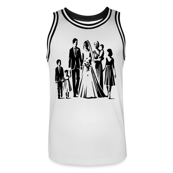 Mariage et Fête sur Maillot de basket Homme