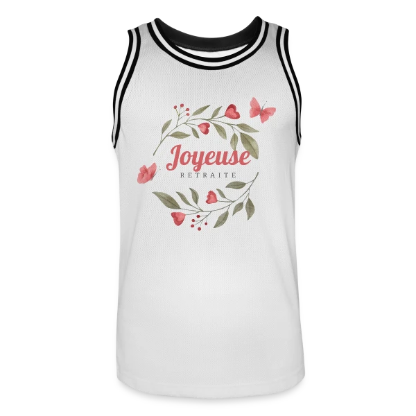 Joyeuse Retraite : L'Humour au Rendez-vous ! sur Maillot de basket Homme