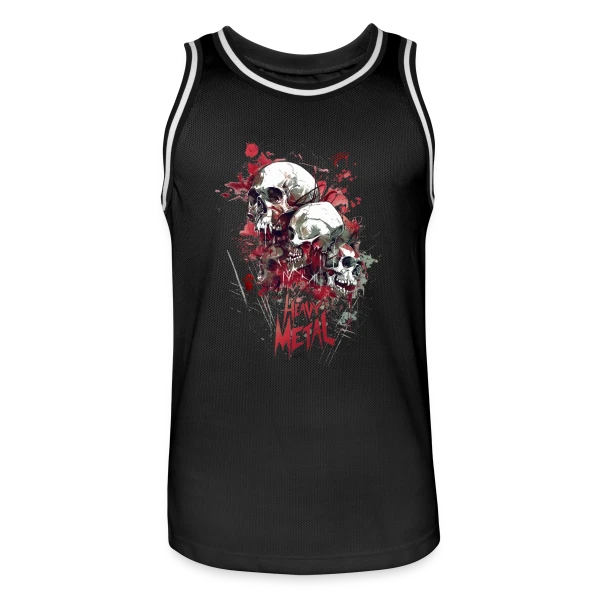 Esprit Heavy Metal sur Maillot de basket Homme
