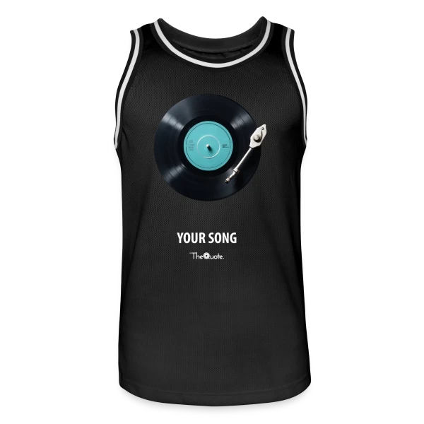 Ma Chanson Préférée Personnalisée sur Maillot de basket Homme