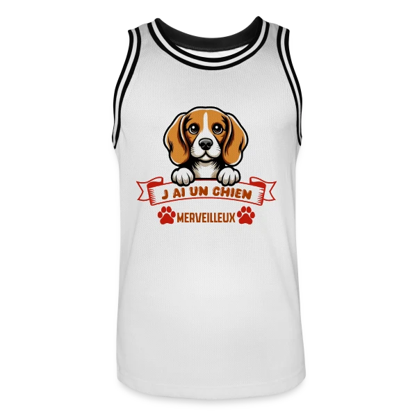 Beagle Adorable sur Maillot de basket Homme