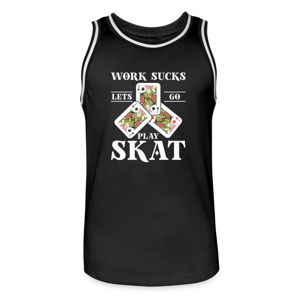 Skat: L'Art du Jeu de Cartes sur Maillot de basket Homme