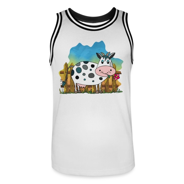 La Vache Rigolote sur Maillot de basket Homme