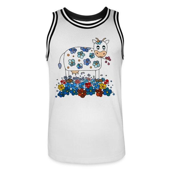 La Vache Mignonne sur Maillot de basket Homme