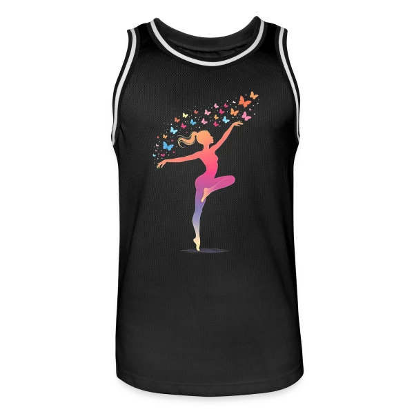 Gymnastique Rythmique - Humour Vieille pour Ça sur Maillot de basket Homme