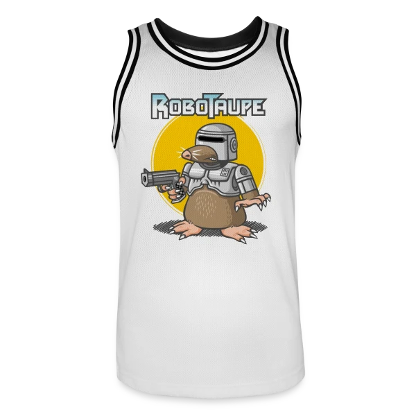 Robotaupe, Terreur du Jardin sur Maillot de basket Homme